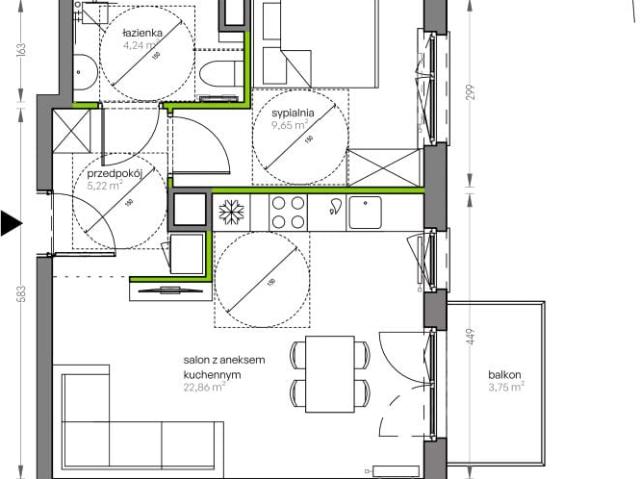 Mieszkanie 42m²