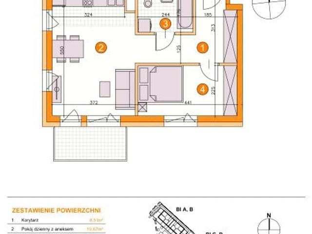 Mieszkanie 42m²