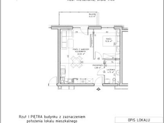 Mieszkanie 42,1m²