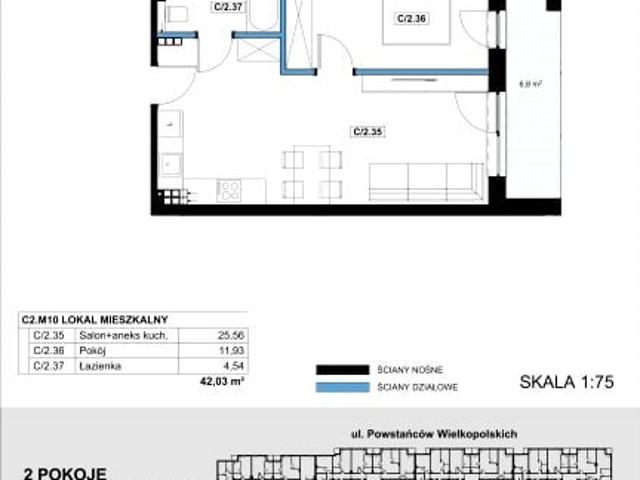 Mieszkanie 42m²