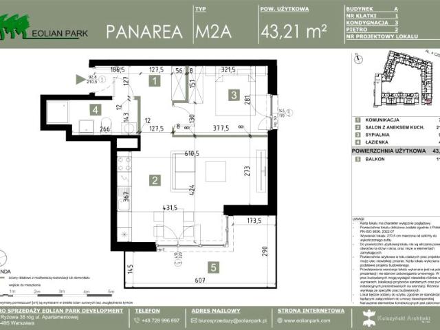 Mieszkanie 43,2m²
