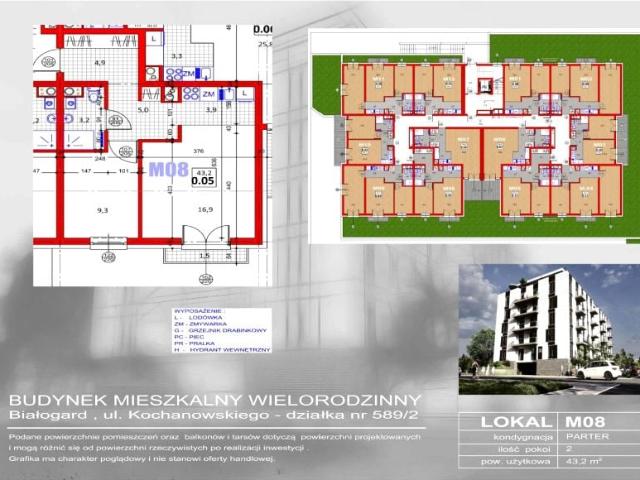 Mieszkanie 43,6m²