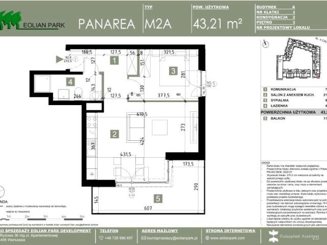 Mieszkanie 43,2m²