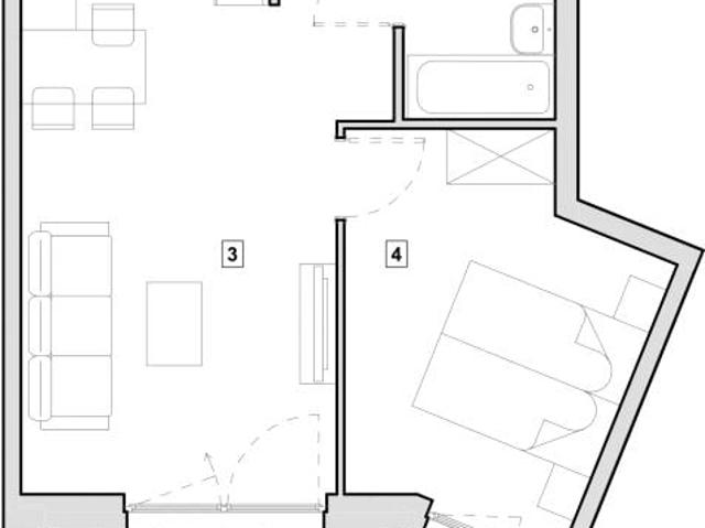 Mieszkanie 43,3m²