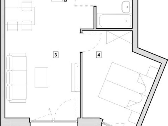 Mieszkanie 43,3m²