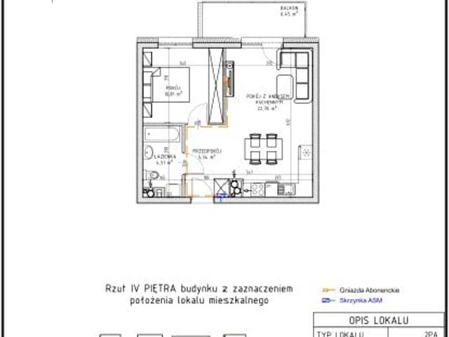 Mieszkanie 43,4m²