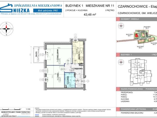 Mieszkanie 43,5m²