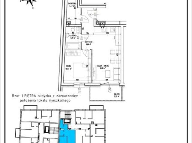 Mieszkanie 43,6m²