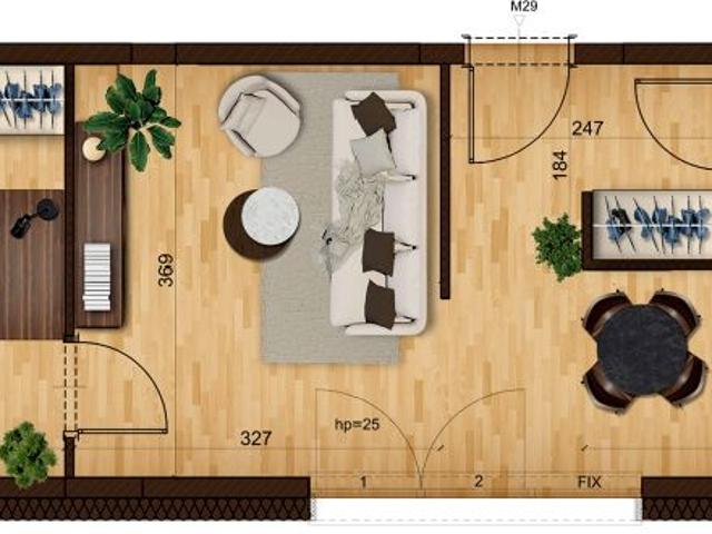 Mieszkanie 43,8m²