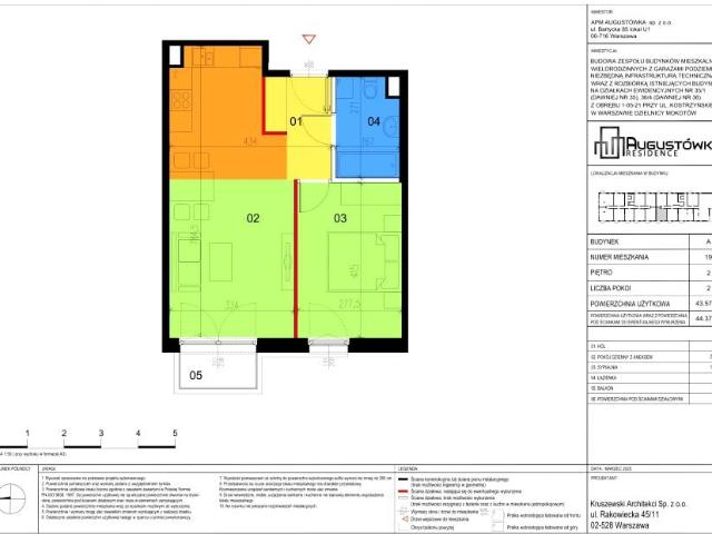 Mieszkanie 43,6m²
