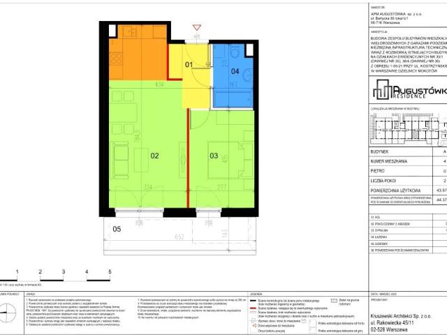 Mieszkanie 43,6m²