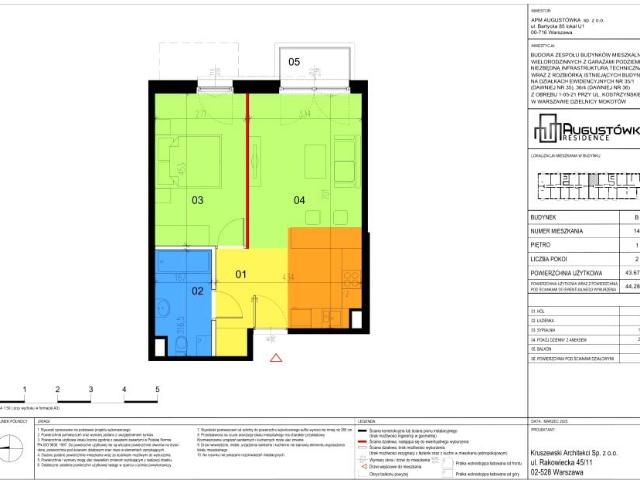 Mieszkanie 43,7m²