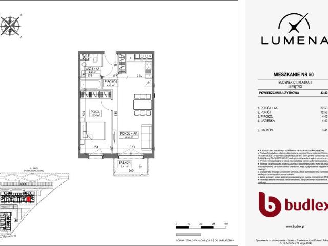 Mieszkanie 43,8m²