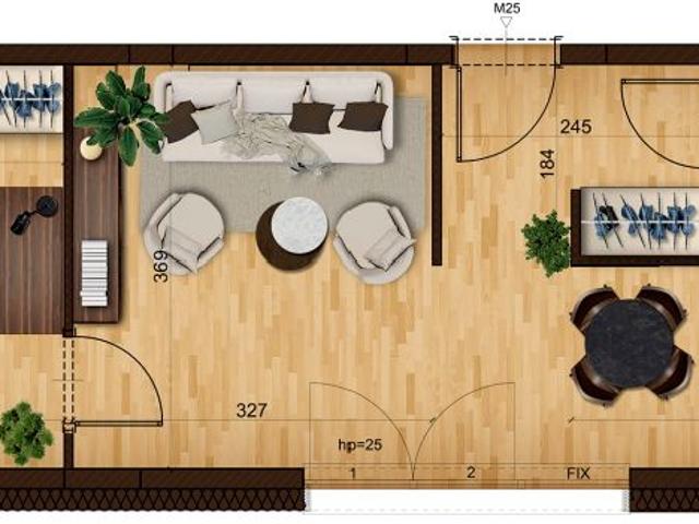 Mieszkanie 43,8m²
