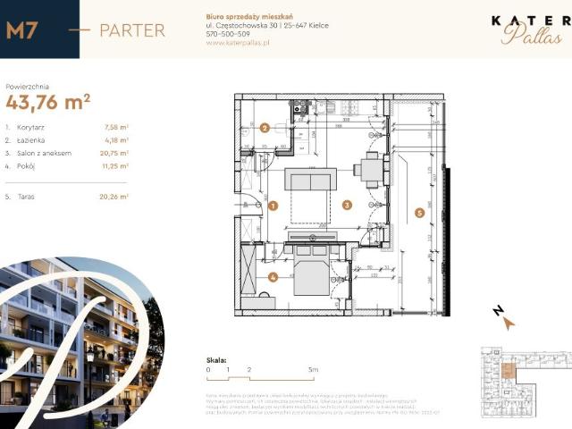 Mieszkanie 43,8m²