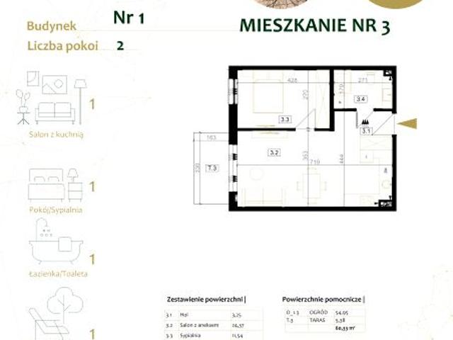 Mieszkanie 43,9m²