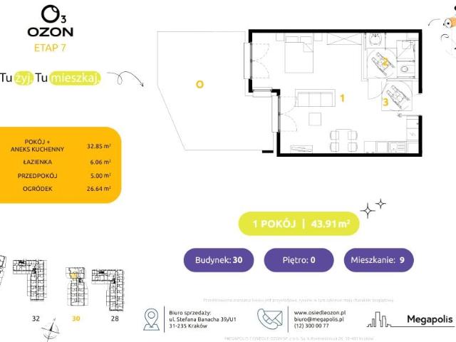 Mieszkanie 43,9m²