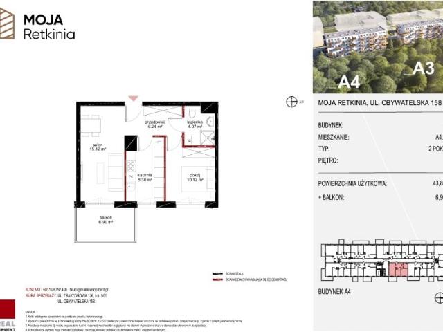 Mieszkanie 43,9m²