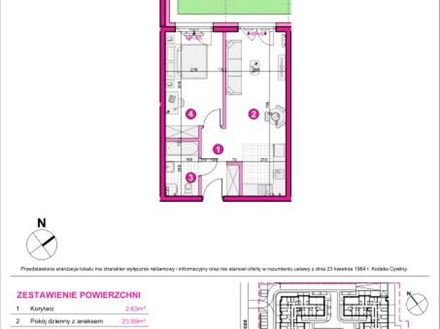 Mieszkanie 43m²