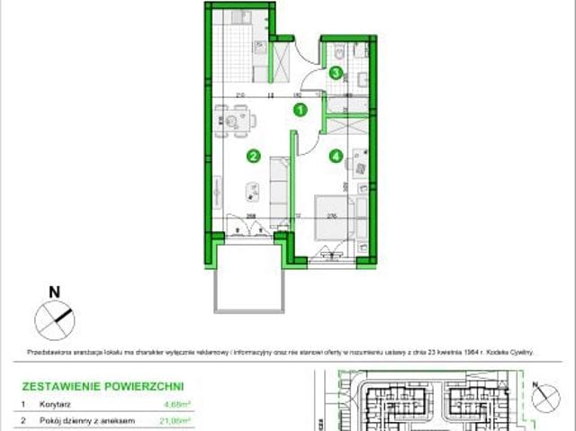Mieszkanie 43m²