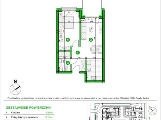 Mieszkanie 43m²