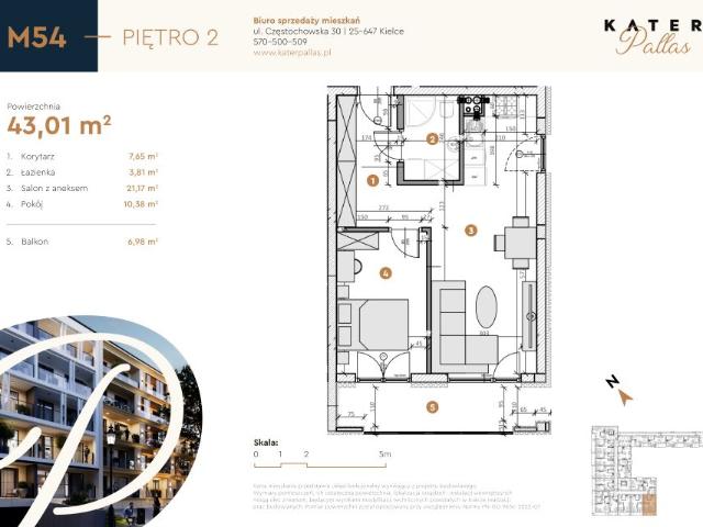Mieszkanie 43m²