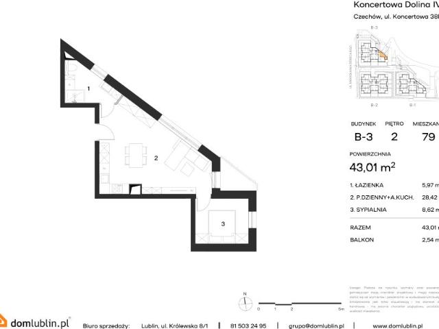 Mieszkanie 43m²