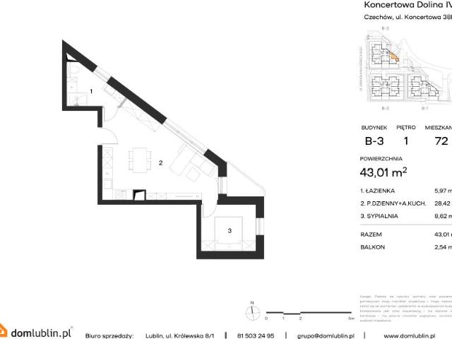 Mieszkanie 43m²