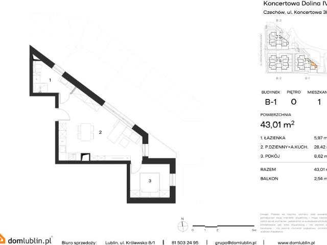 Mieszkanie 43m²