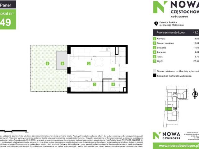 Mieszkanie 43m²