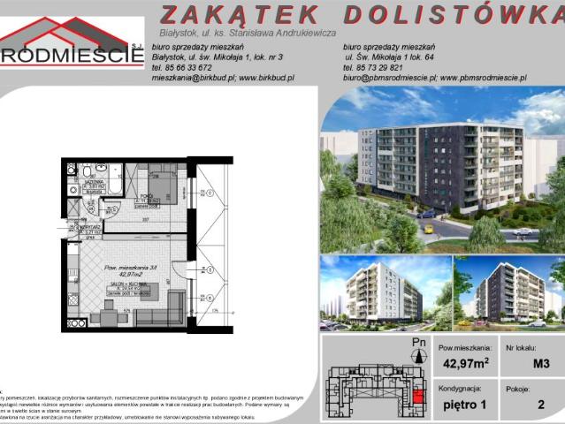 Mieszkanie 43m²