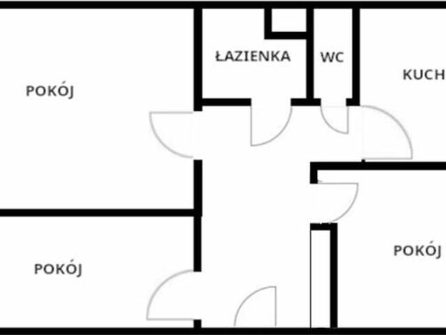mieszkanie 54 m2 Legnica os.Kopernika, bezpośrednio