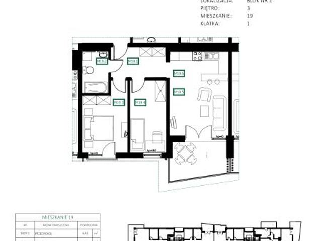 Mieszkanie 54,1m²