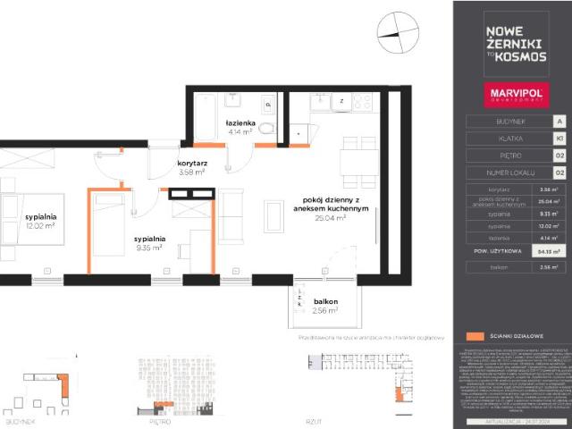 Mieszkanie 54,1m²