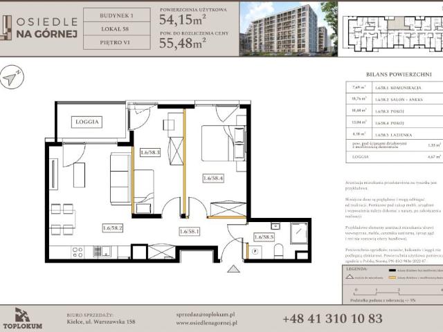 Mieszkanie 54,2m²