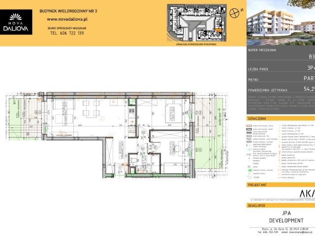 Mieszkanie 54,3m²