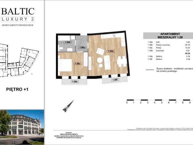 Mieszkanie 54,5m²