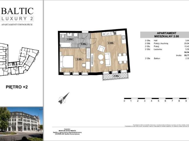 Mieszkanie 54,5m²