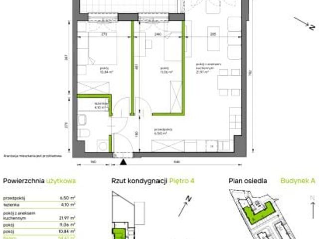 Mieszkanie 54,4m²