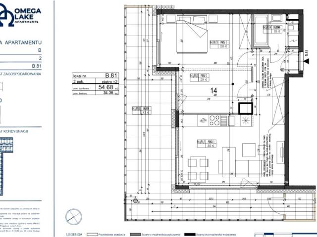 Mieszkanie 54,7m²