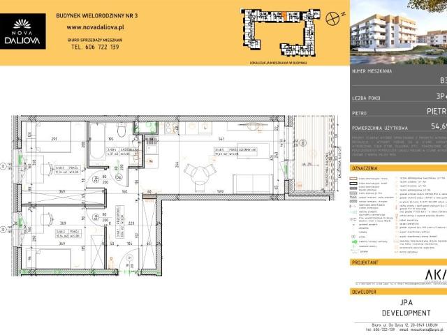 Mieszkanie 54,7m²