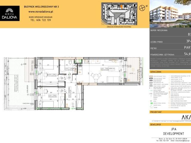 Mieszkanie 54,7m²