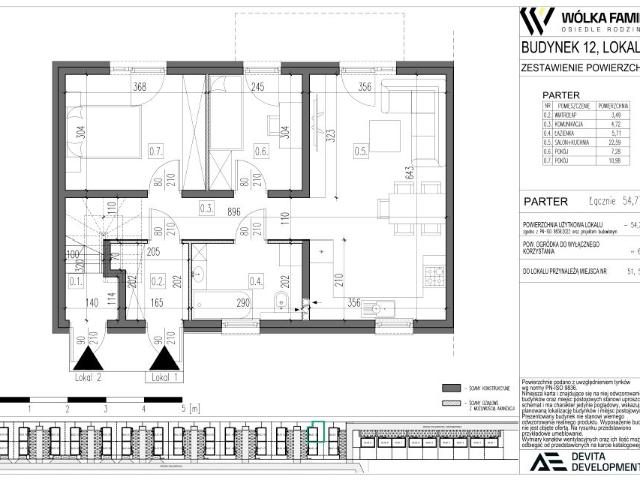Mieszkanie 54,8m²