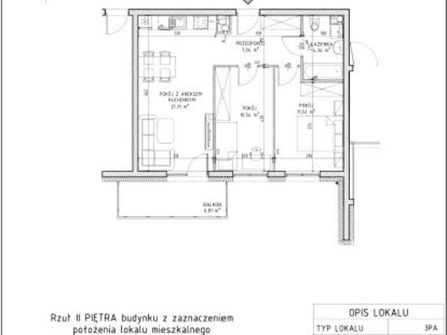 Mieszkanie 55,1m²