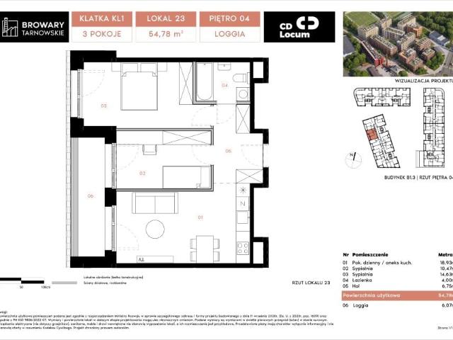 Mieszkanie 54,8m²