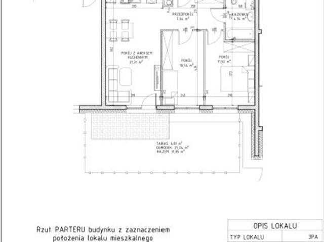 Mieszkanie 54,8m²