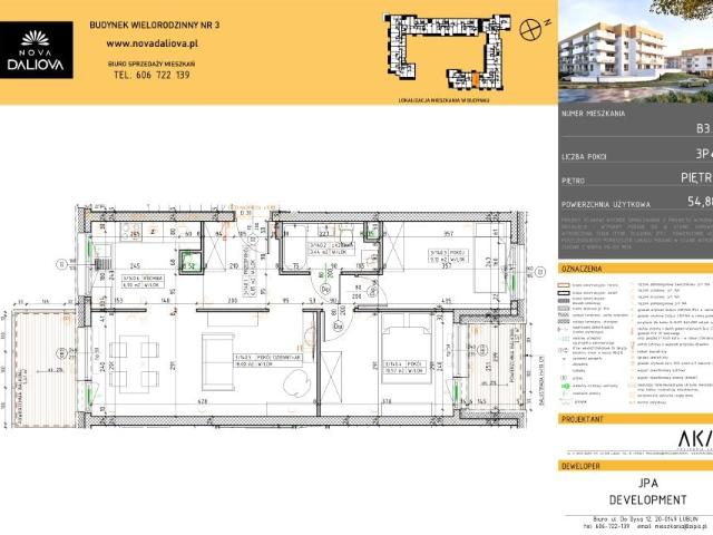 Mieszkanie 54,9m²