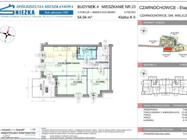 Mieszkanie 54,9m²