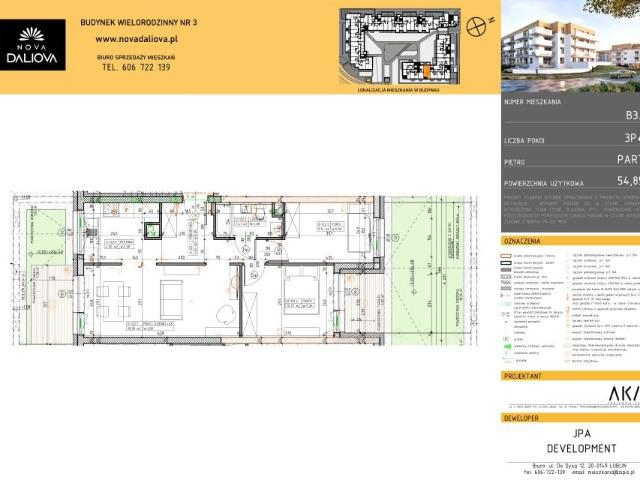 Mieszkanie 54,9m²