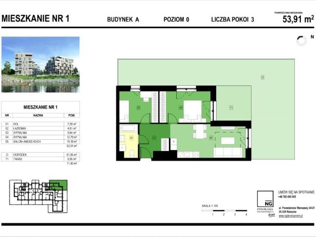 Mieszkanie 54m²